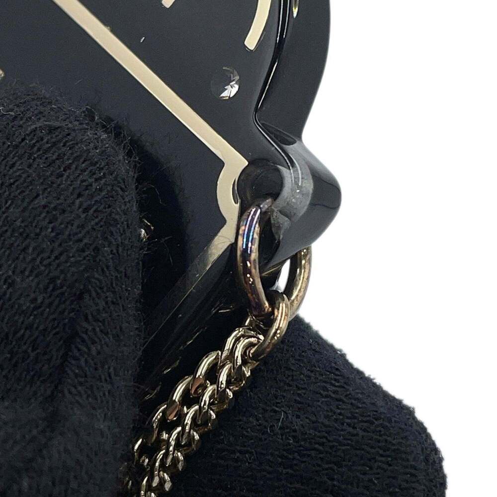 CHANEL Black Pearl Logo Brooch - Picture 8 of 11